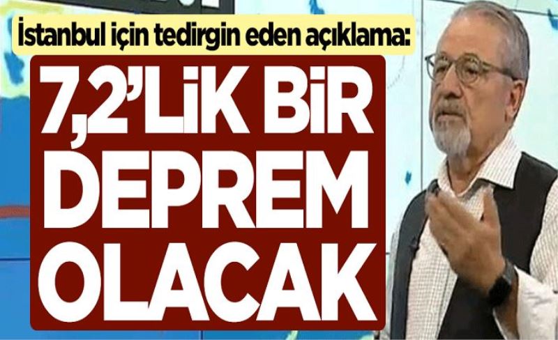 Prof. Dr. Naci Görür'den İstanbul depremi uyarısı: 7,2'lik bir deprem olacak