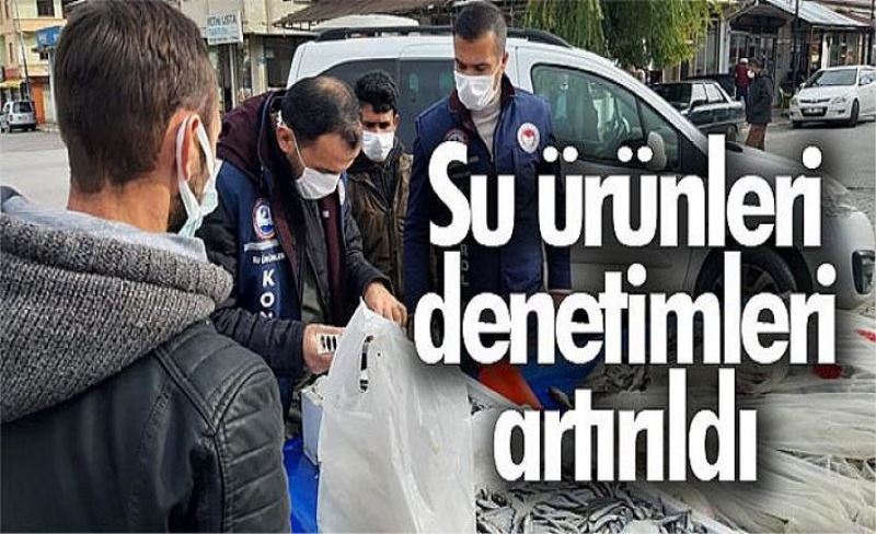 Su ürünleri denetimleri artırıldı