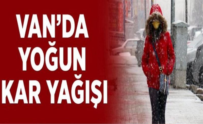 Van’da kar yağışı etkili oldu