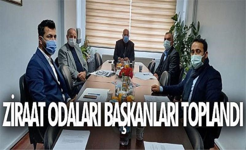 Ziraat Odaları başkanları toplandı