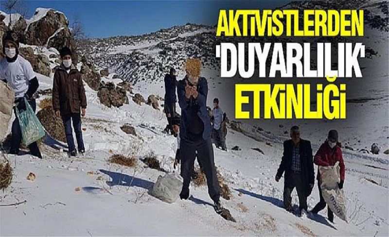 Aktivistlerden 'duyarlılık' etkinliği