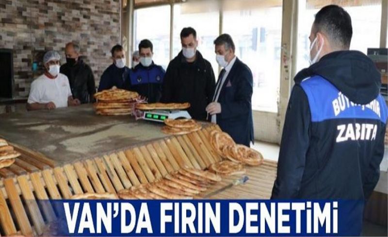 Büyükşehir zabıtası fırınları denetledi