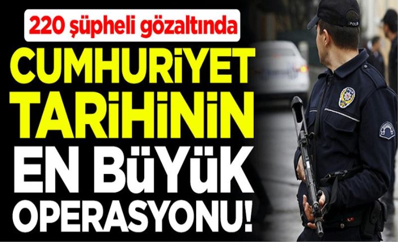 Cumhuriyet tarihinin en büyük akaryakıta bağlı vergi kaçakçılığı operasyonu