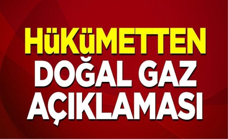 Enerji ve Tabii Kaynaklar Bakanı Fatih Dönmez'dan doğal gaz açıklaması