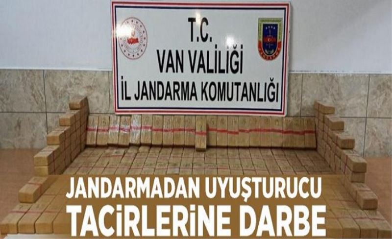 Jandarmadan uyuşturucu tacirlerine darbe