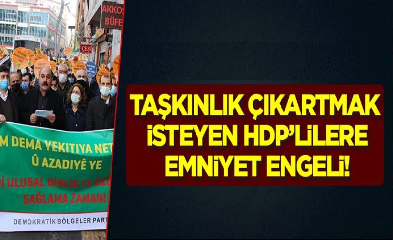 Öcalan için bir araya geldiler: Emniyet taşkınlığa geçit vermedi!