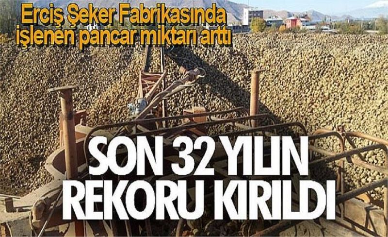 Son 32 yılın rekoru kırıldı