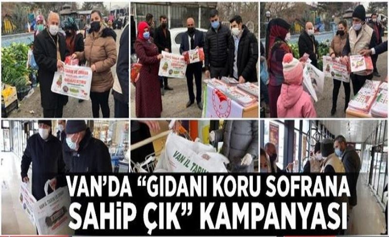 Van’da “gıdanı koru sofrana sahip çık” kampanyası