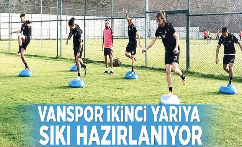 Vanspor ikinci yarıya sıkı hazırlanıyor