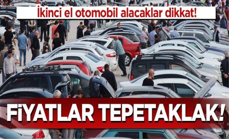 2. elde otomobilde işler çığırından çıktı! Fiyatlar tepetaklak oldu