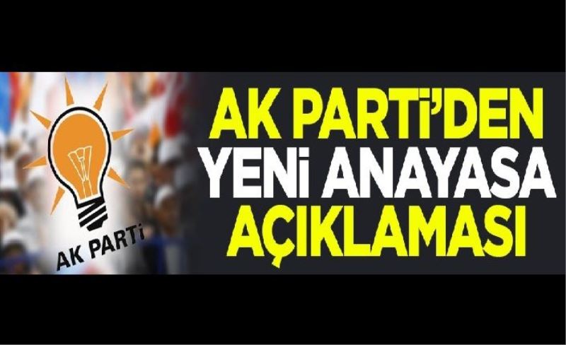 AK Parti Grup Başkanı Naci Bostancı'dan "yeni anayasa" açıklaması