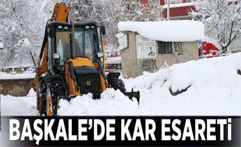 Başkale’de kar esareti