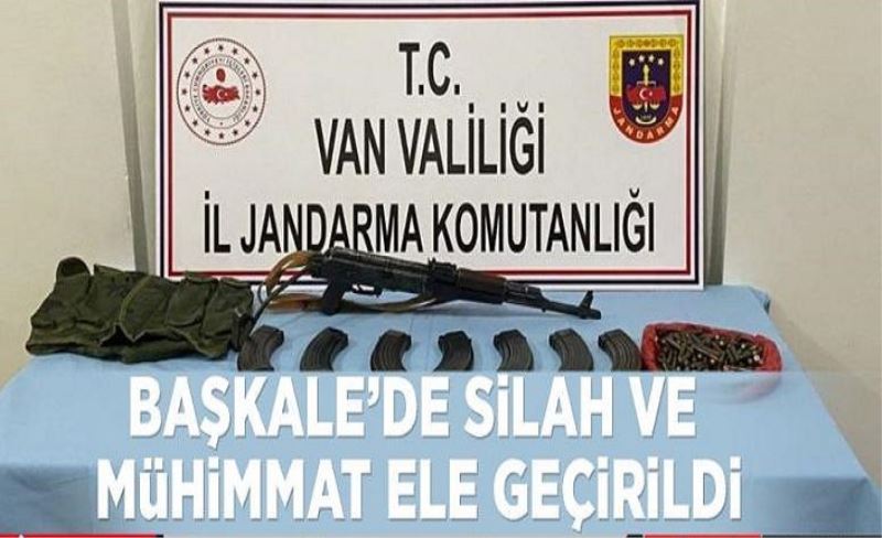 Başkale’de silah ve mühimmat ele geçirildi