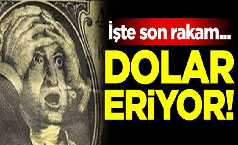 Dolarda düşüş devam ediyor! İşte son rakam...