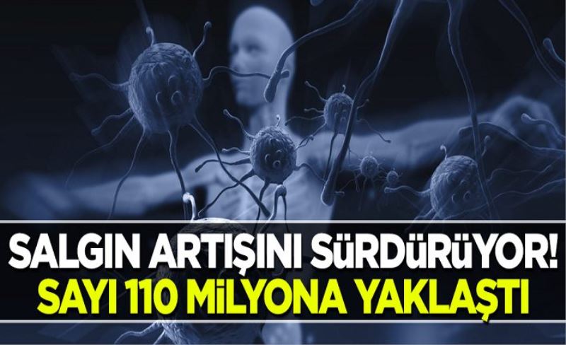 Dünyada koronavirüs vaka sayısı 110 milyona yaklaştı!