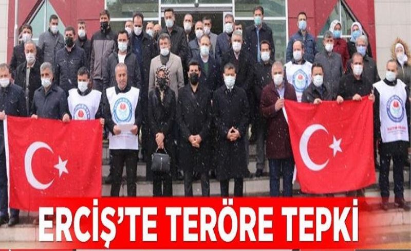 Erciş’te teröre tepki