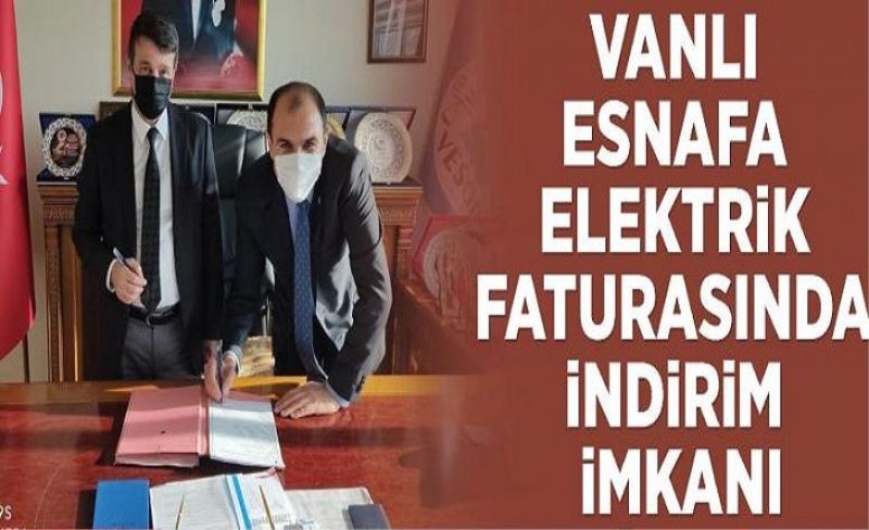 ESNAFA ELEKTRİK FATURASINDA İNDİRİM İMKANI