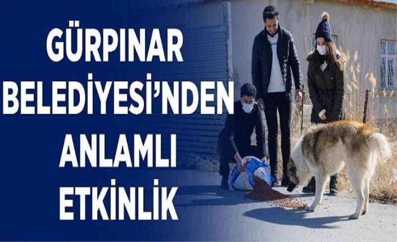 Gürpınar Belediyesi’nden anlamlı etkinlik