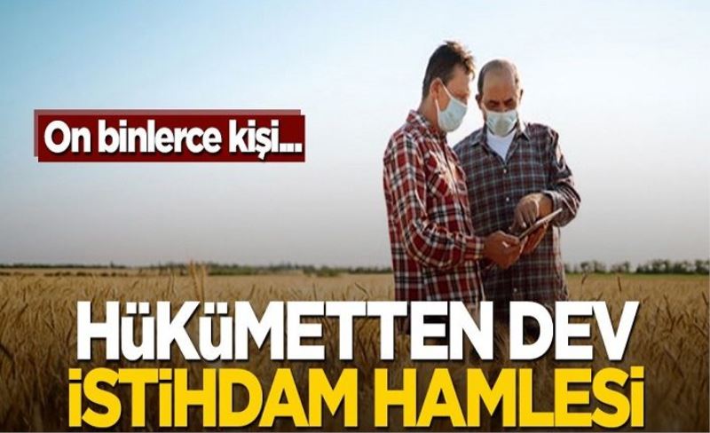 Hükümetten dev istihdam hamlesi! On binlerce kişi...