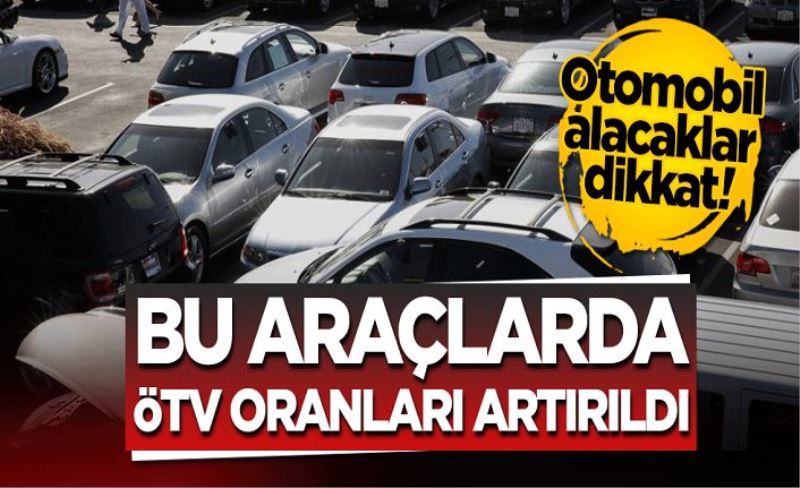 Resmi Gazete'de yayımlandı! Elektrikli araçlarda ÖTV oranları artırıldı