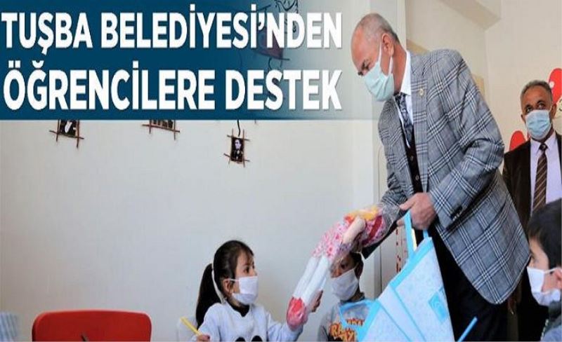 Tuşba Belediyesi’nden öğrencilere destek