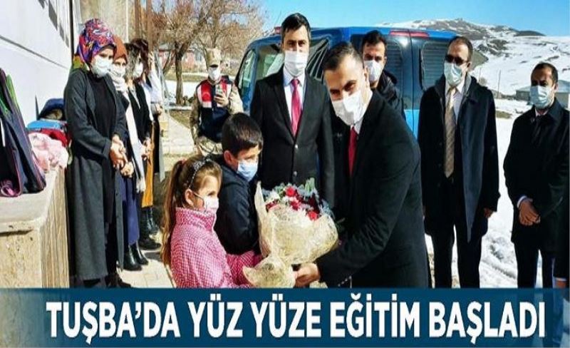 Tuşba’da yüz yüze eğitim başladı