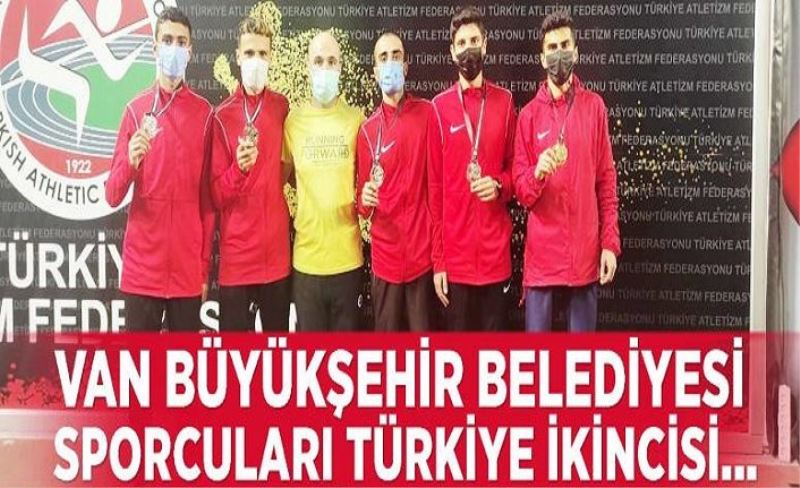 Van Büyükşehir Belediyesi 4’lü koşuda Türkiye ikincisi oldu