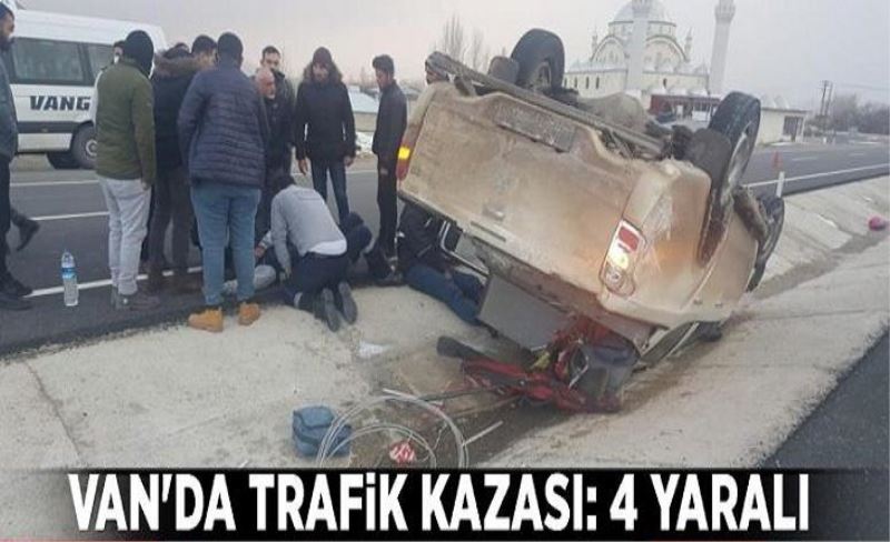 Van'da trafik kazası: 4 yaralı