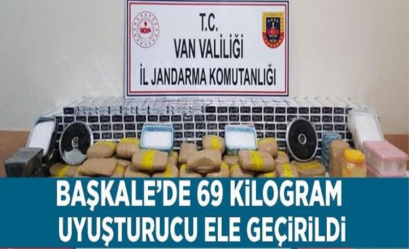 Van’da 69 kilogram uyuşturucu ele geçirildi