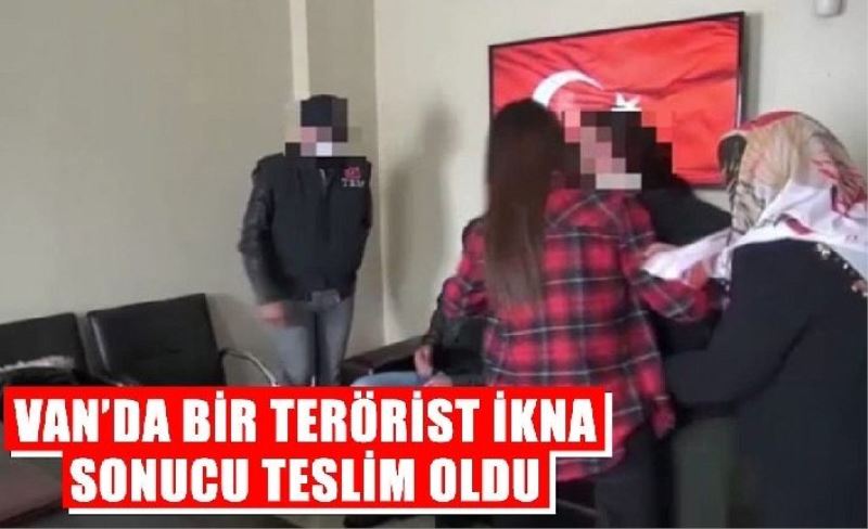 Van’da bir PKK'lI ikna sonucu teslim oldu