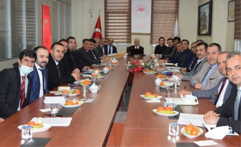 Van’da ‘Genişletilmiş Bilgi Alışverişi Toplantısı’ yapıldı
