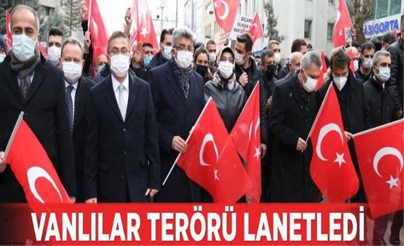 Vanlılar terörü lanetledi