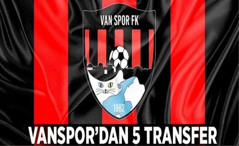 Vanspor’dan 5 transfer