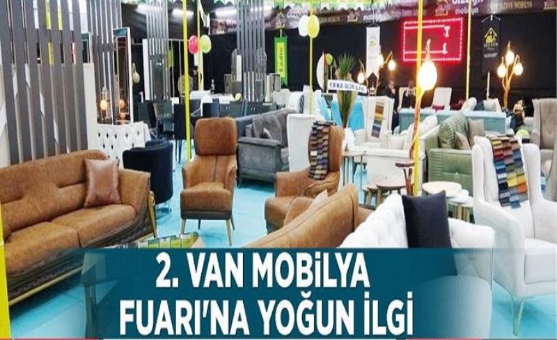 2. Van Mobilya Fuarı'na yoğun ilgi