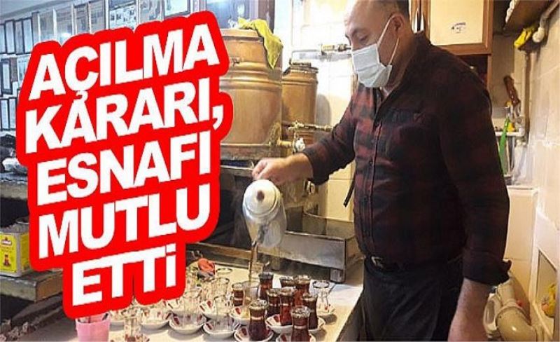 Açılma kararı, esnafı mutlu etti