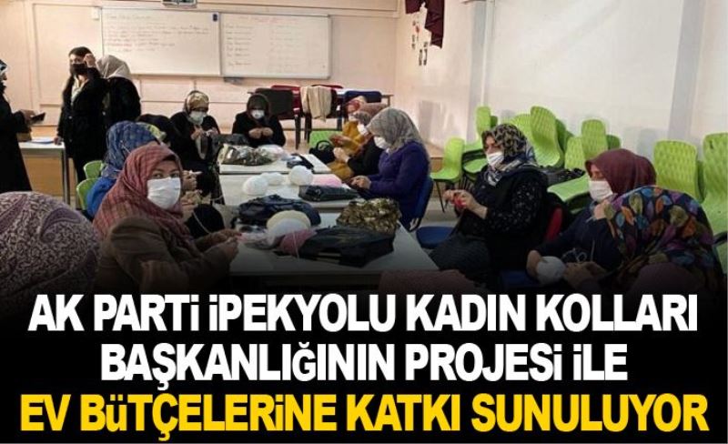 Ak Parti'li kadınların projesi ile ev bütçelerine katkı...