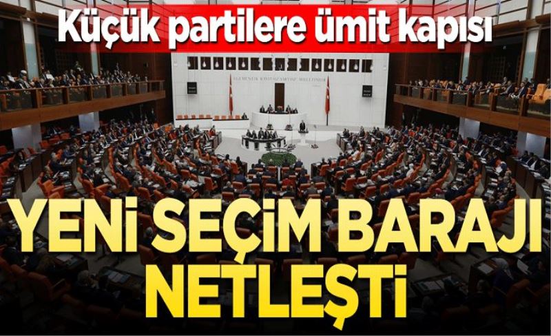 AK Parti’nin yeni seçim yasası hazır! Baraj netleşti