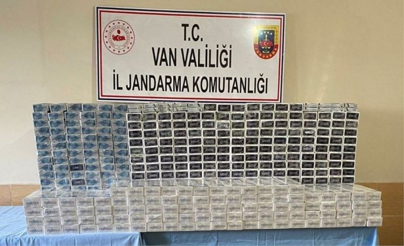 Başkale’de 7 bin 632 paket kaçak sigara ve 90 güvercin ele geçirildi