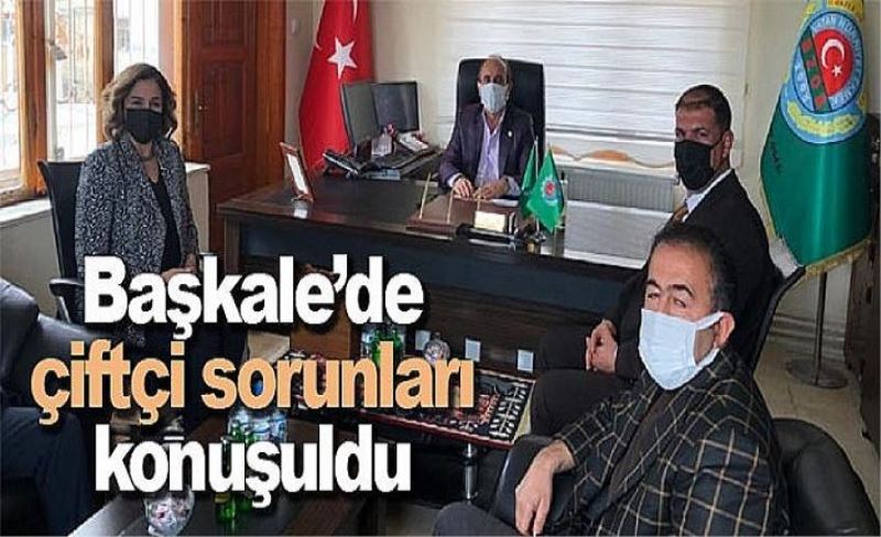 Başkale’de çiftçi sorunları konuşuldu