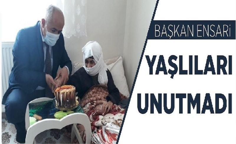 Başkan Ensar yaşlıları unutmadı