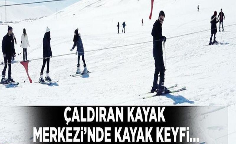 Çaldıran Kayak Merkezi’nde kayak keyfi…