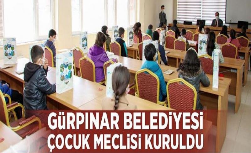 Gürpınar Belediyesi Çocuk Meclisi kuruldu