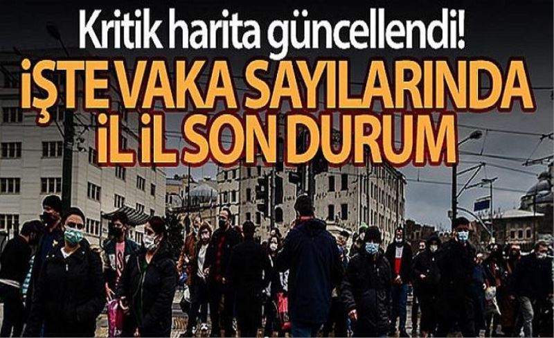 Sağlık Bakanlığı illere göre korona virüs vaka sayılarını açıkladı