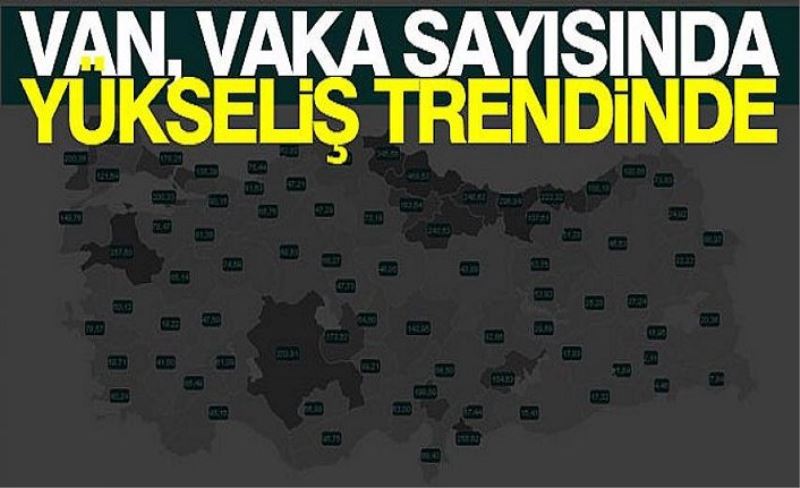 Van, vaka sayısında yükseliş trendinde