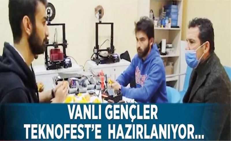 Vanlı gençler TEKNOFEST’e hazırlanıyor…