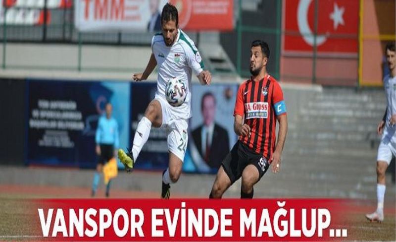 Vanspor evinde mağlup...