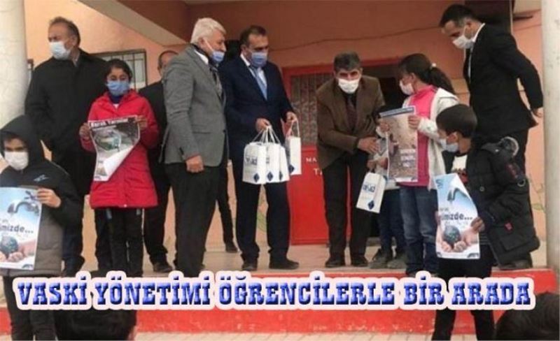 VASKİ yönetimi, öğrencilerle bir araya geldi