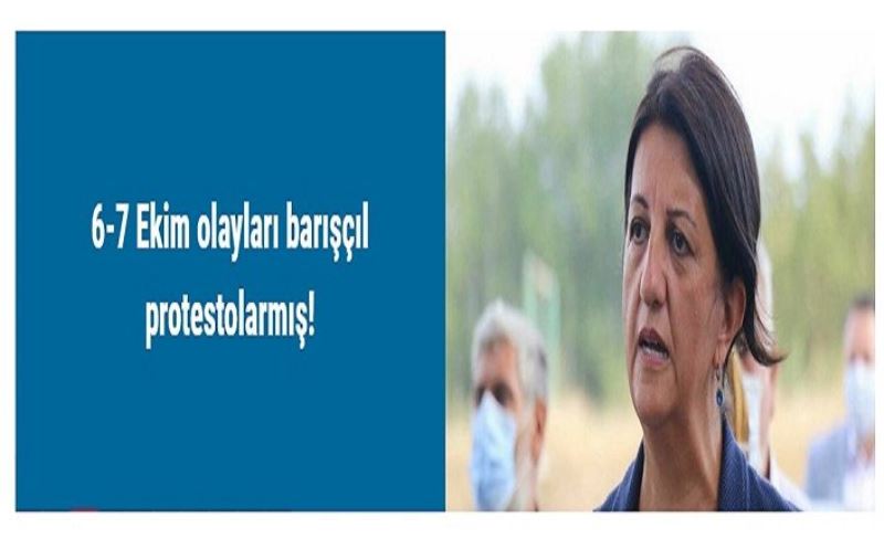 6-7 Ekim olayları barışçıl protestolarmış!