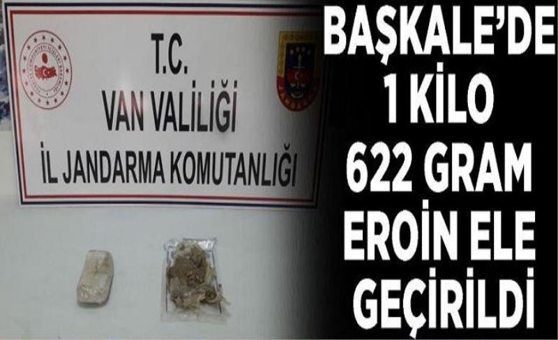 Başkale’de 1 kilo 622 gram eroin ele geçirildi