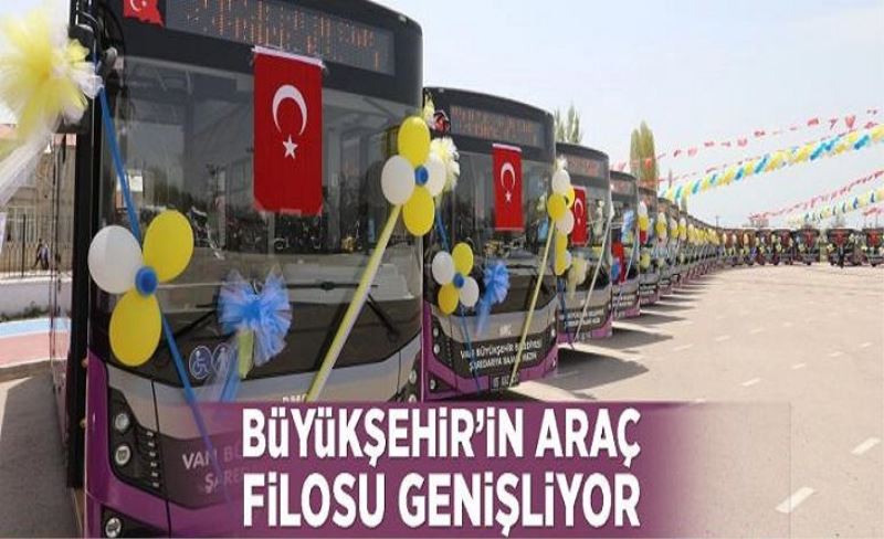 Büyükşehir’in araç filosu genişliyor